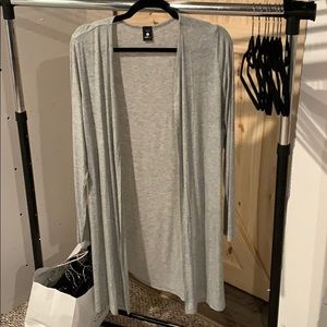 light weight gray cardigan